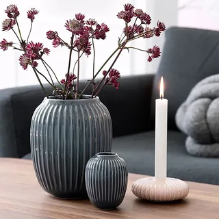 Hammershøi Vase mittel Anthrazitgrau by Kähler – product photo 2 of 4
