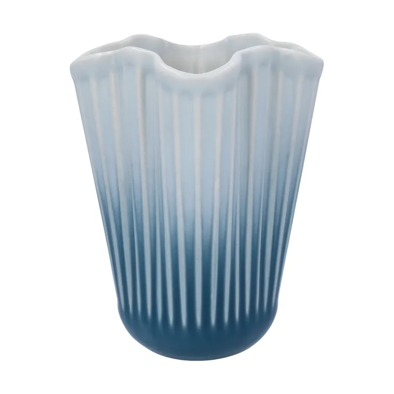 Hammershøi Vase unfold Blau, 16,5 cm de Kähler – photo du produit