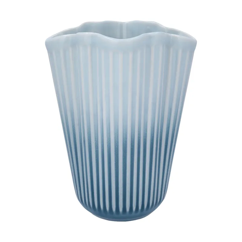 Hammershøi Vase unfold Blau, 20,5 cm by Kähler – product photo