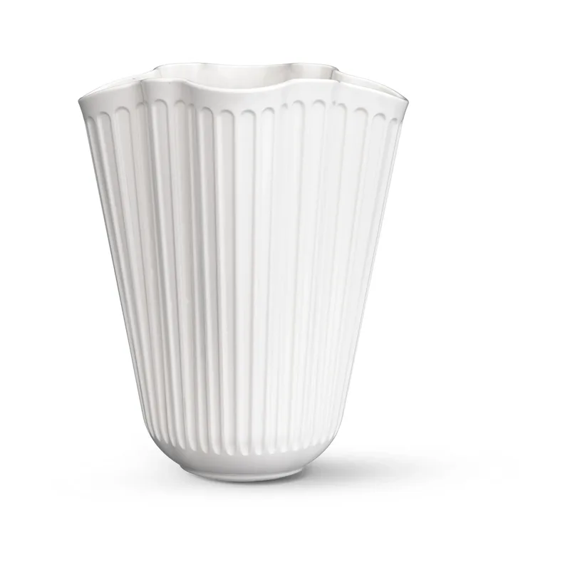 Hammershøi Vase unfold Weiß, 20,5 cm från Kähler – produktbild