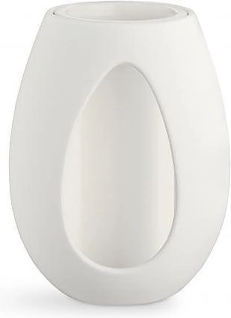 Kokong Vaas - 22 cm de Kähler en Wit – photo du produit