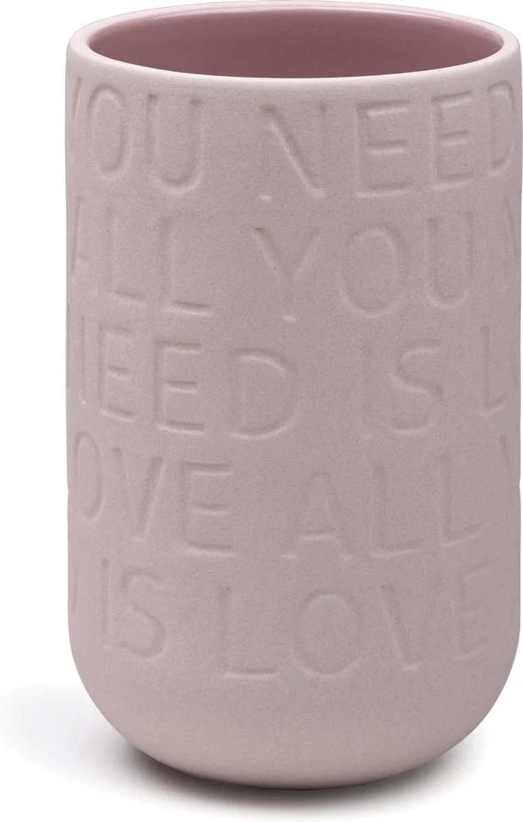 Love Song Vaas - 17cm by Kähler in Roze – product photo
