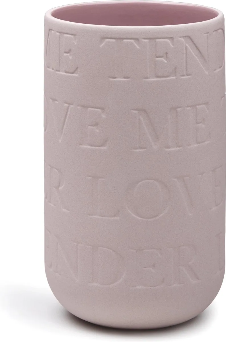 Love Song Vase H 22 cm van Kähler in Roze – productfoto