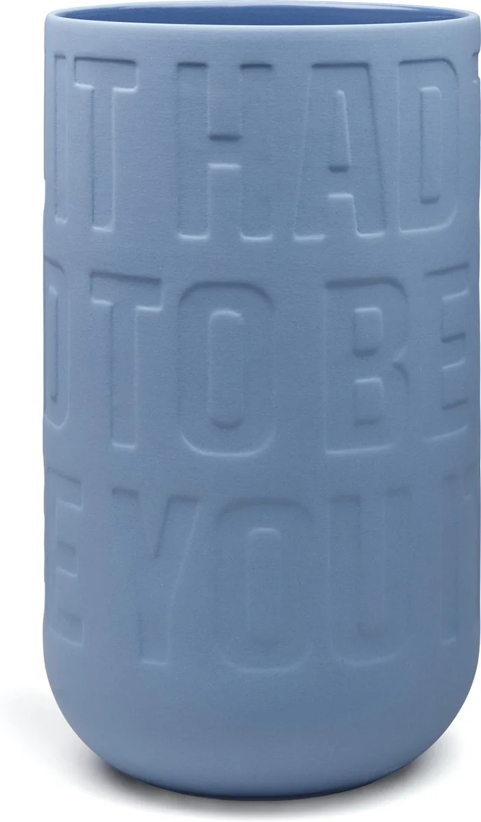 Love Song Vase H 30 cm van Kähler in Blauw – productfoto