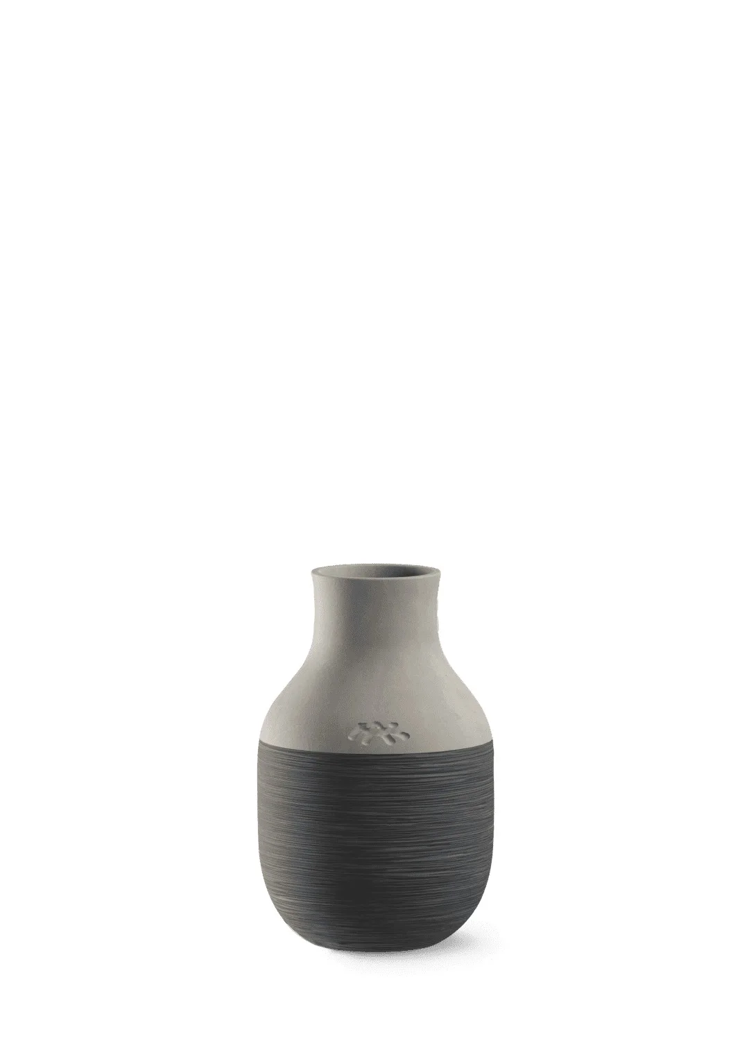Omaggio Circulare Vase H12.5 cm antracitgrå fra Kähler – produktbillede