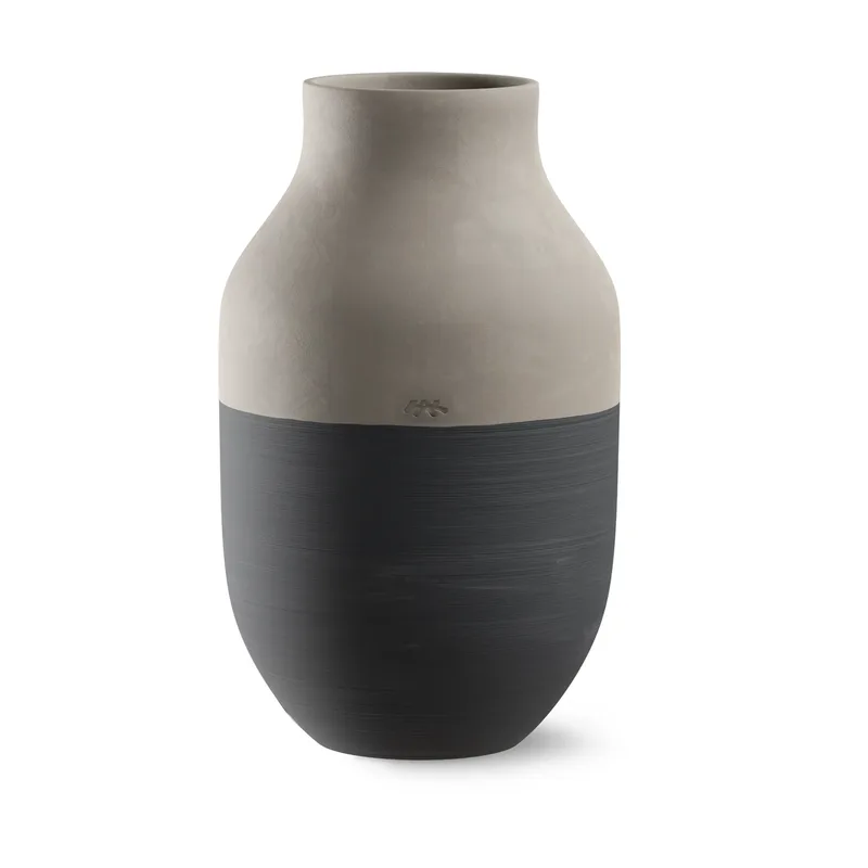 Omaggio Circulare Vase H31 cm Anthrazitgrau by Kähler – product photo