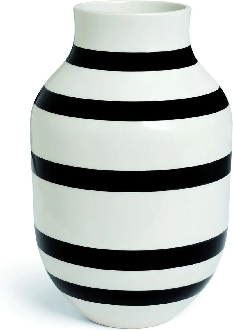 Omaggio Vase Black - Large (690182) de Kähler en Zwart – photo du produit