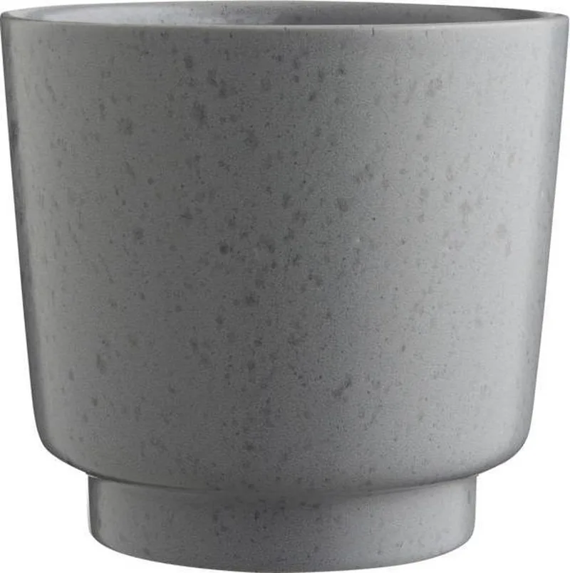 Ombria Flowerpot H 17 cm de Kähler en Grijs – photo du produit