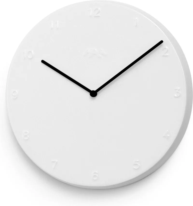 Ora Clock 30 cm von Kähler in Wit – Produktfoto