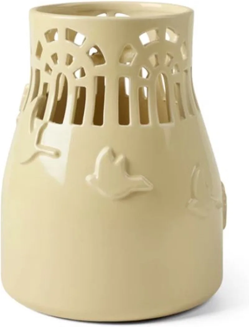 Orangery vaas H18cm D14.5cm sweet honey de Kähler en Wit – photo du produit