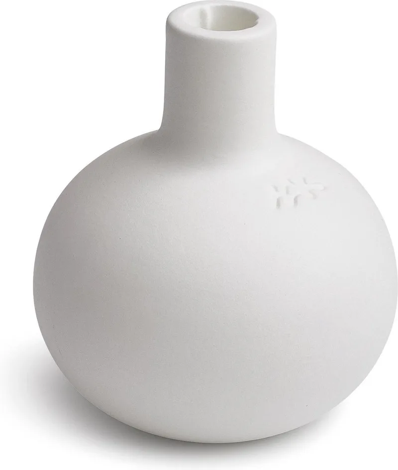 Stijlvolle Kandelaar - Keramiek, H 13.5cm by Kähler in White – product photo