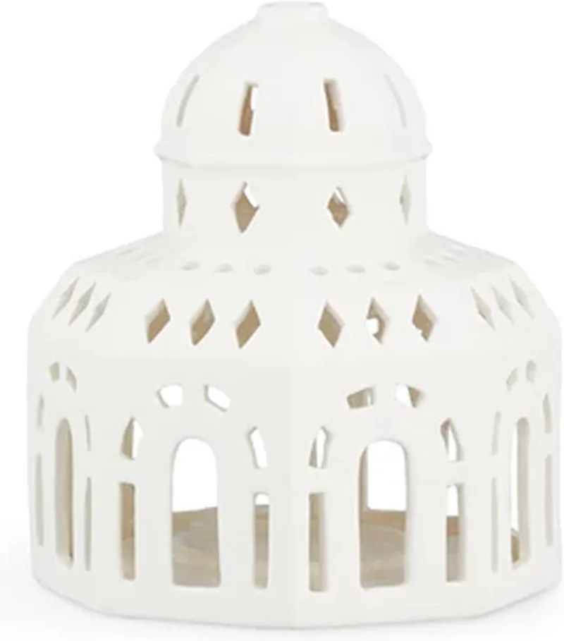 Urbania Lighthouse glassalen H14.5cm D12cm van Kähler in Wit – productfoto