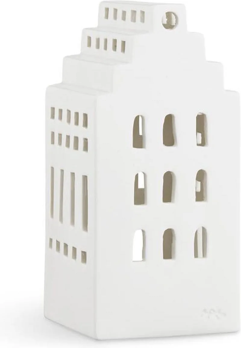 Urbania Waxinelichthouder Manor - Hoogte 17 cm van Kähler in Wit – productfoto