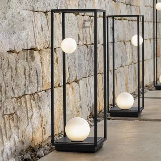 Abachina LED vloerlamp IP65 103cm zwart by Karman in Black, White – product photo 1 of 3