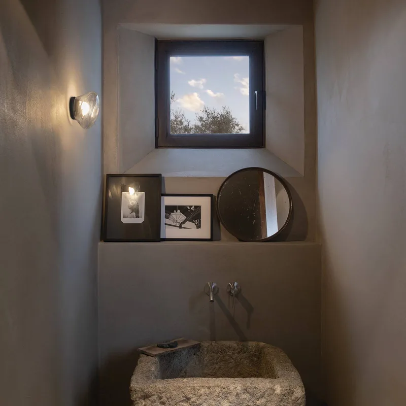 Agua LED wandlamp, IP44, glas helder de Karman en Noir, Helder – photo du produit 2 sur 5