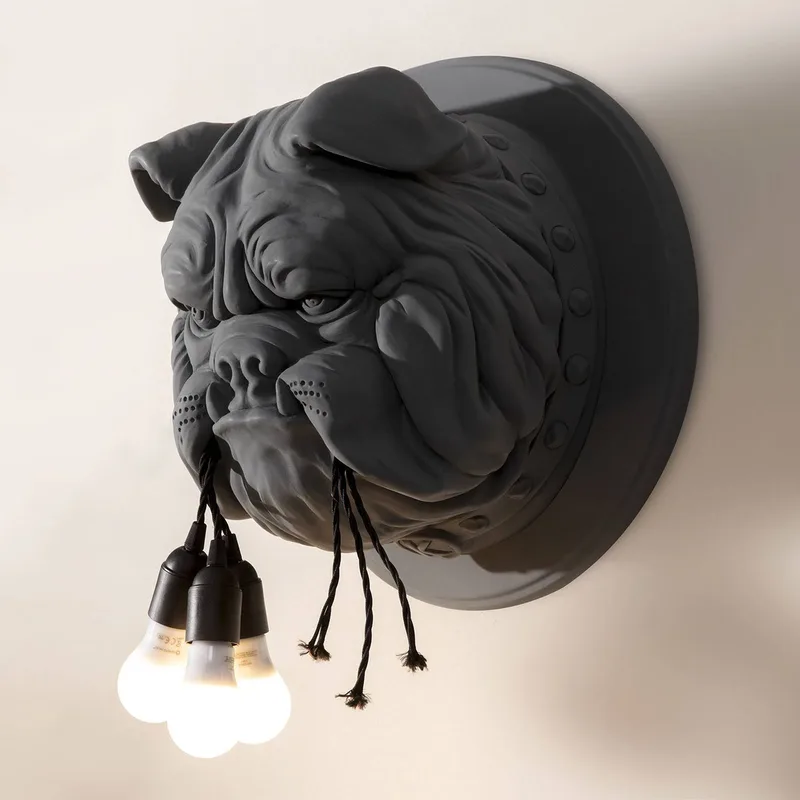 Amsterdam - design-wandlamp, grijs de Karman en Grijs mat – photo du produit