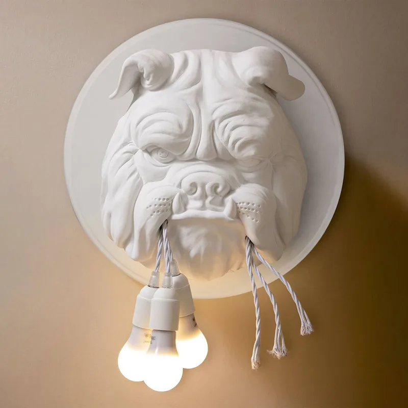 Amsterdam - design-wandlamp, wit de Karman en Mat wit – photo du produit
