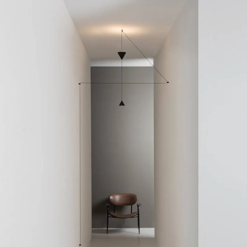 Filomena LED vloerlamp 2-lamps 3.000K van Karman in Mat zwart – productfoto 3 van 5