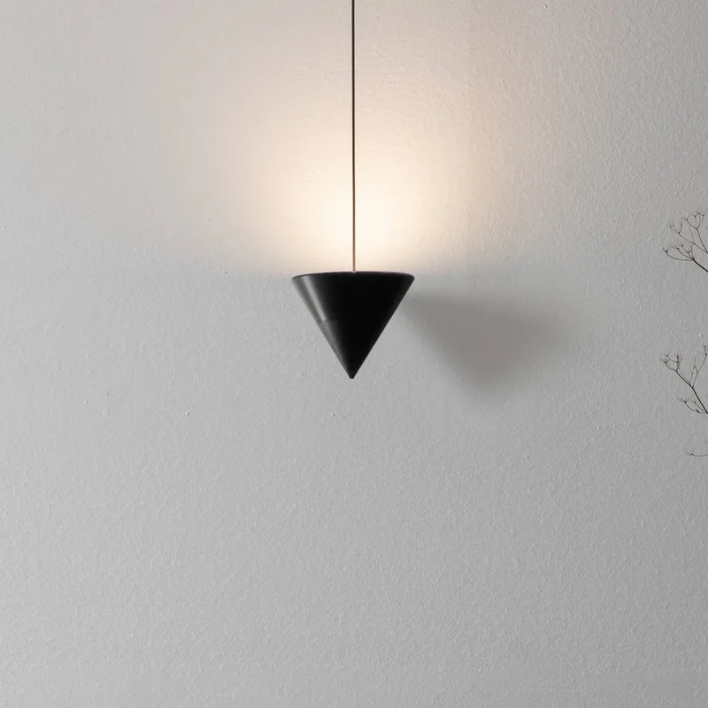 Filomena LED wandlamp 1-lamp 2.700K Ø 11cm de Karman en Mat zwart – photo du produit