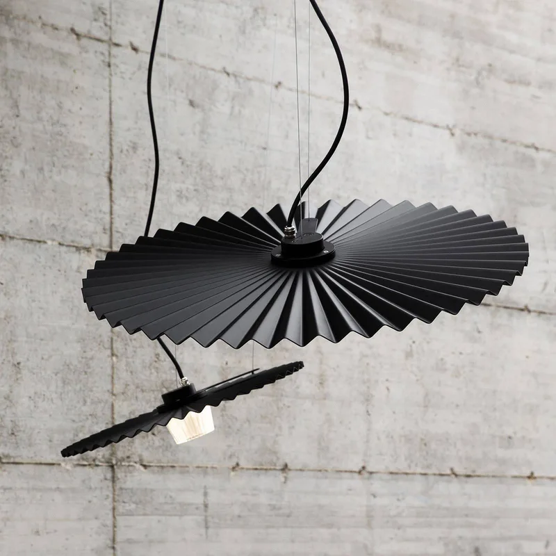 Gonzaga LED hanglamp, Ø 59 cm de Karman en Noir – photo du produit