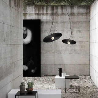 Gonzaga LED hanglamp, Ø 59 cm van Karman in Zwart – productfoto 2 van 2