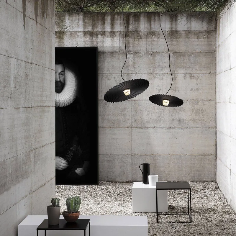 Gonzaga LED hanglamp, Ø 59 cm van Karman in Zwart – productfoto 2 van 2