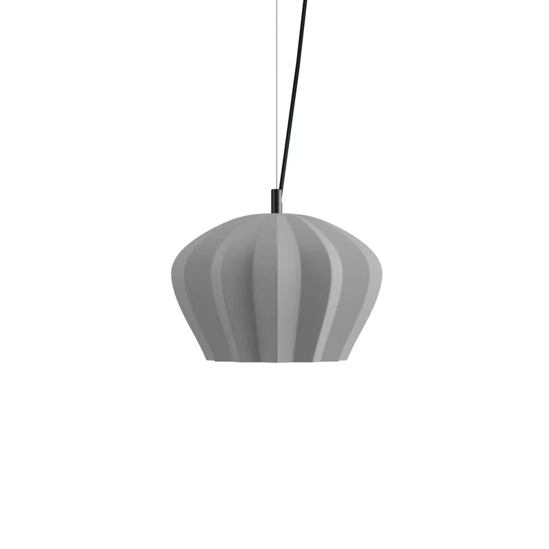 hanglamp Sahara, Ø 35 cm, keramiek, E27 van Karman in Grijs – productfoto