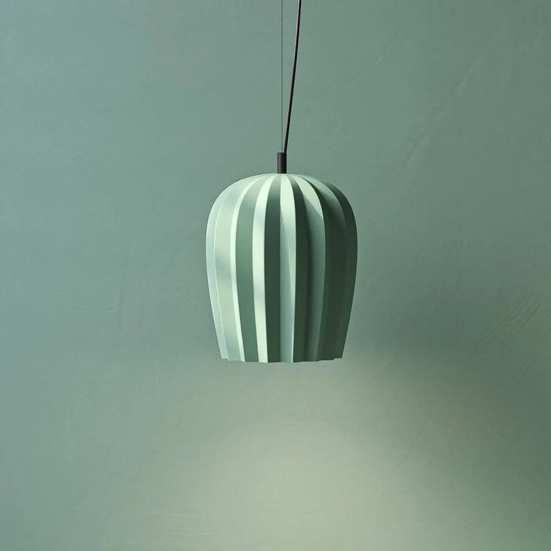 hanglamp Sahara, saliegroen, Ø 29 cm, keramiek E27 by Karman in Saliegrijs – product photo