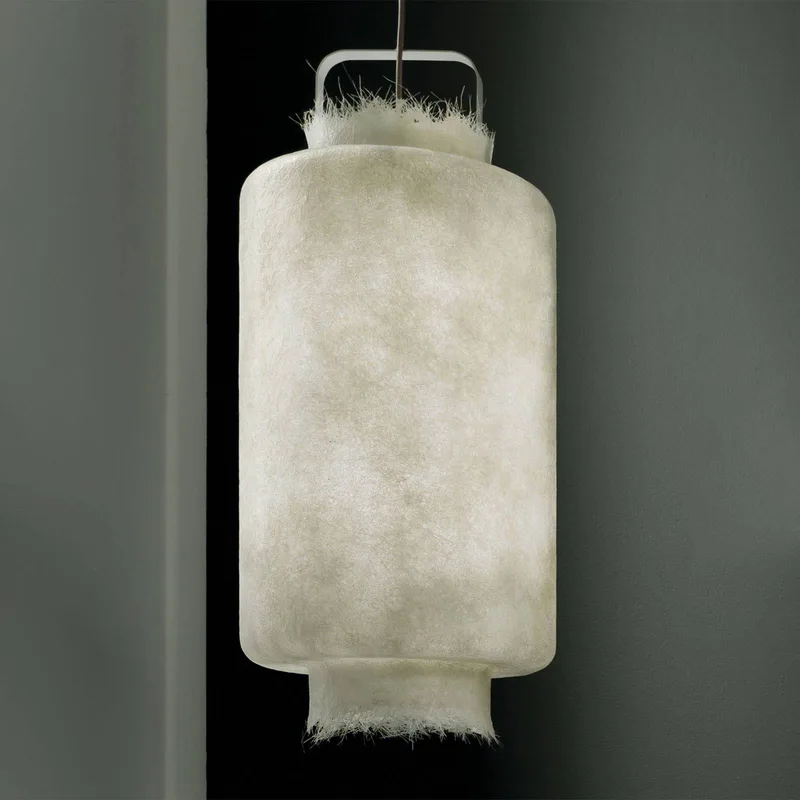 Kimono LED buiten hanglamp, Ø 40 cm van Karman in Wit – productfoto
