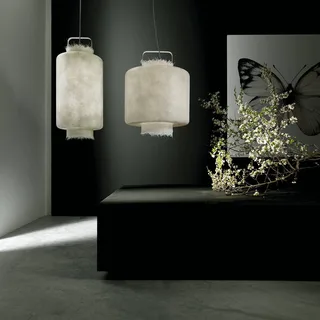 Kimono - witte LED hanglamp 40 cm de Karman en Blanc – photo du produit 2 sur 3