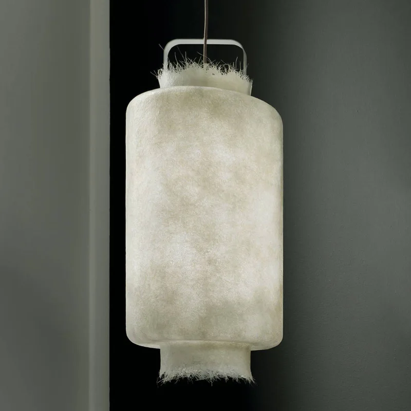 Kimono - witte LED hanglamp 40 cm van Karman in Wit – productfoto