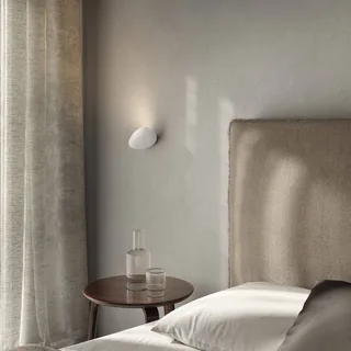 LED buiten wandlamp Flò 16 x 12 cm kunsthars IP55 van Karman in Wit – productfoto 3 van 5
