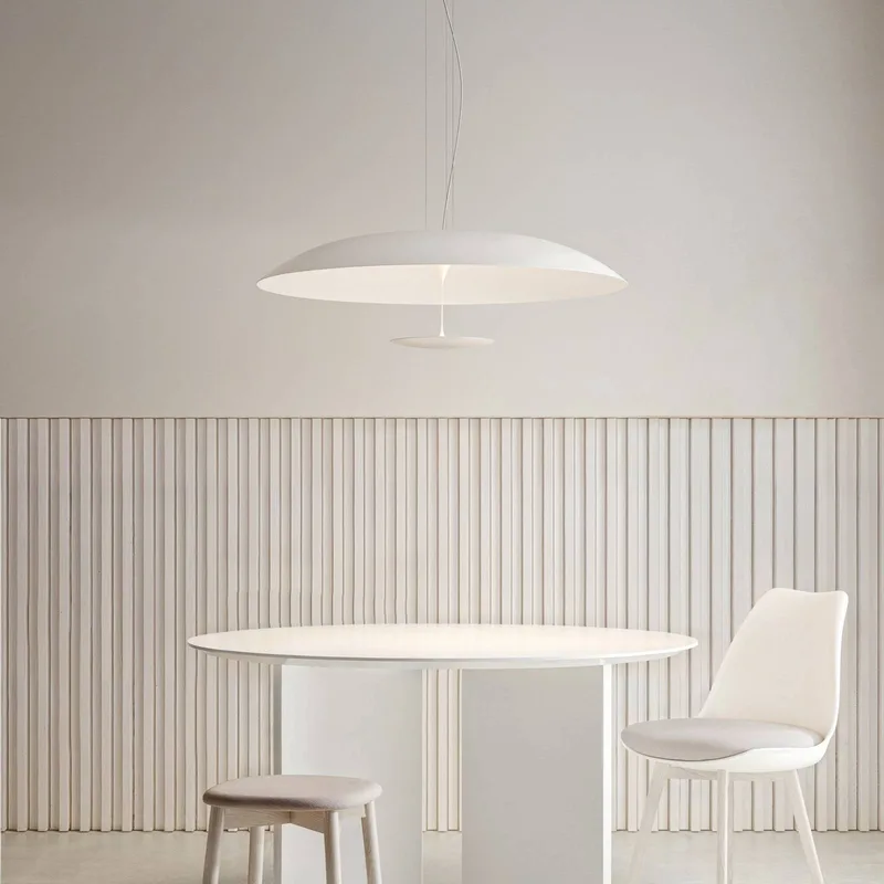 LED hanglamp BLANCO, Ø 92 cm, wit, metaal by Karman in Wit mat – product photo 2 of 5