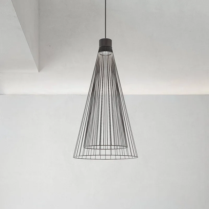 LED hanglamp Ikonika, zwart, Ø 40 cm, metaal fra Karman i Zwart mat – produktbillede