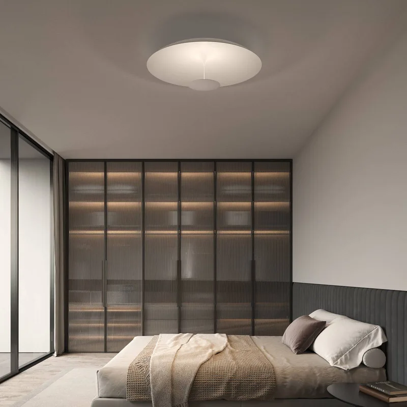 LED plafondlamp BLANCO, Ø 92 cm, wit, metaal fra Karman i Wit mat – produktbillede 3 af 5
