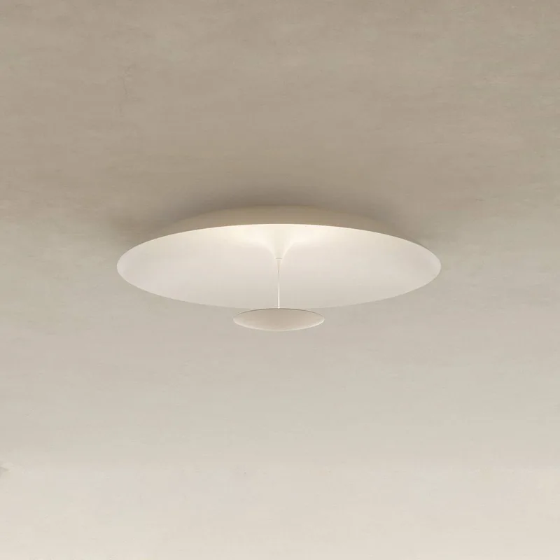 LED plafondlamp BLANCO, Ø 92 cm, wit, metaal von Karman in Wit mat – Produktfoto