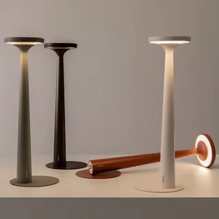 LED tafellamp Papiria, CCT fra Karman i Bruin mat – produktbillede 1 af 2