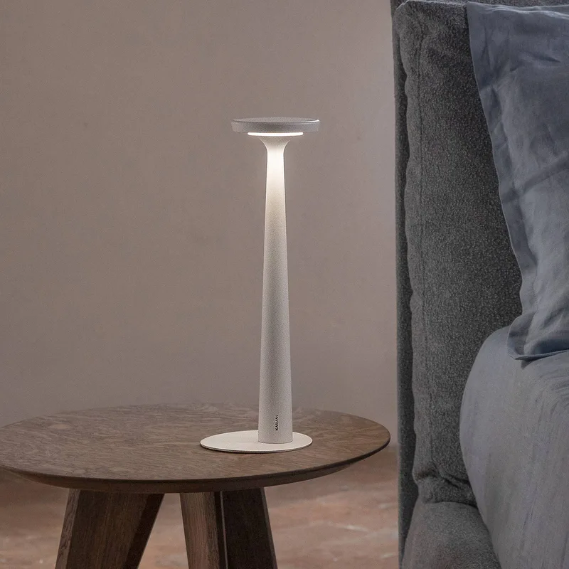 LED tafellamp Papiria, mat wit, CCT de Karman en Wit mat – photo du produit