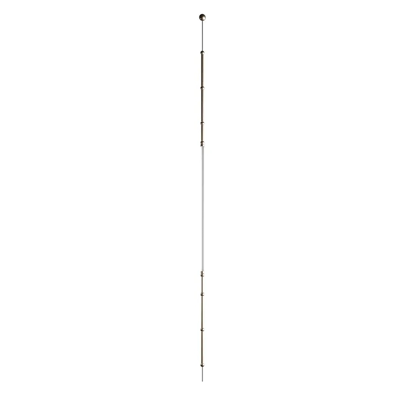 Leda Floor LED hanglamp 1-lamp brons van Karman in Brons, Wit – productfoto