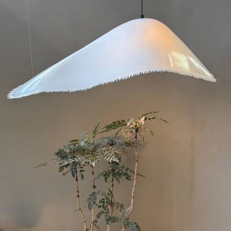 Moby Dick buiten hanglamp, lengte 83 cm, glasvezel by Karman in White – product photo