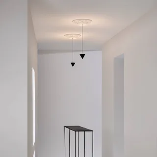 Moonbloom LED hanglamp 1-lamp Ø40cm 2.700K von Karman in Matzwart, Weiß – Produktfoto 3 von 3