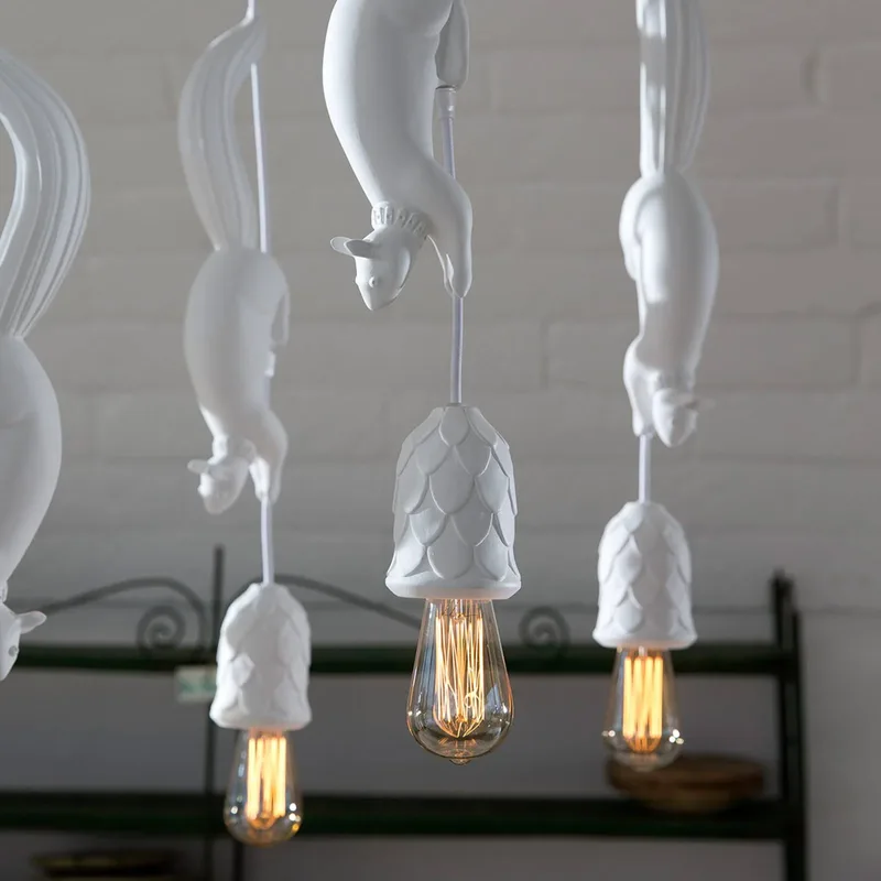 Sherwood e Robin - design-hanglamp van Karman in Wit – productfoto