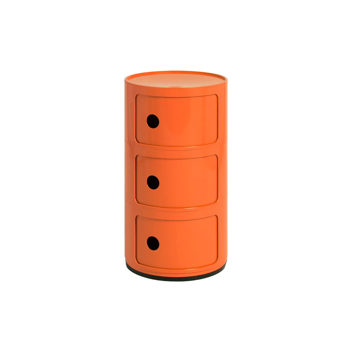 Ablage Componibili - Orange - ABS - Designer Anna Castelli Ferrieri de Kartell – photo du produit