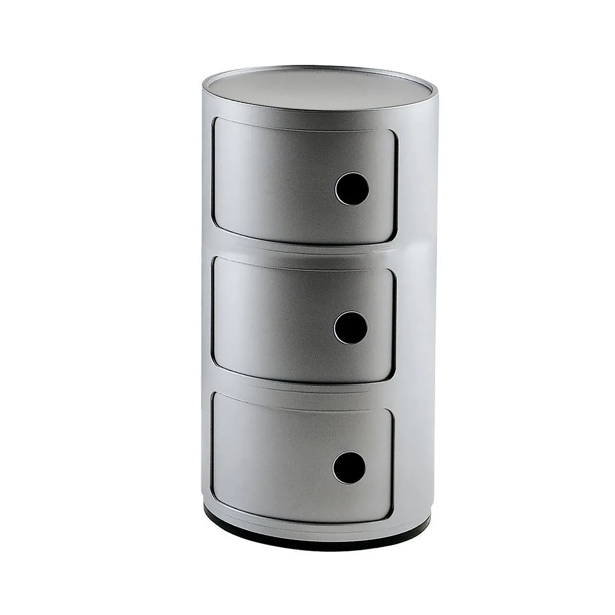 Ablage Componibili - Silber - ABS - Designer Anna Castelli Ferrieri van Kartell – productfoto
