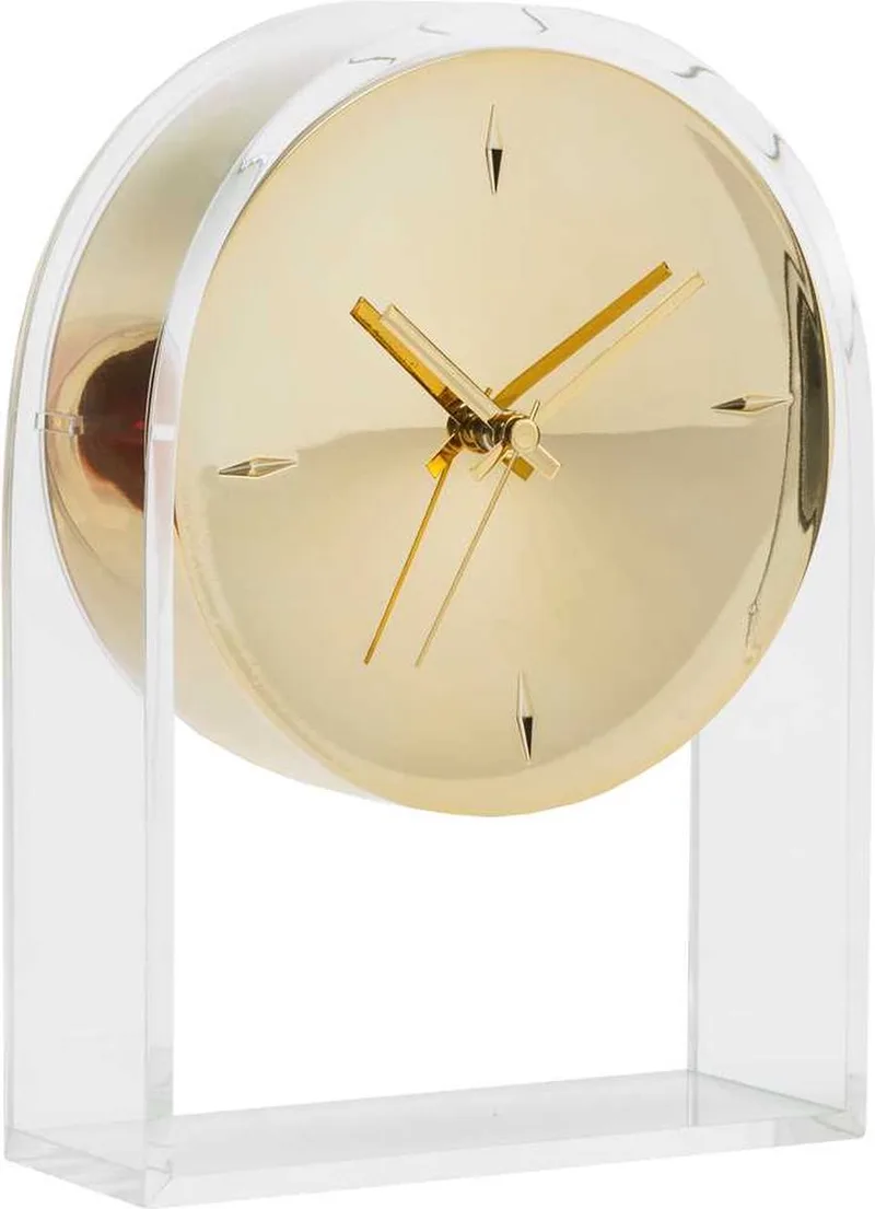 Air Du Temps Klok Crystal/gold by Kartell in Goud – product photo
