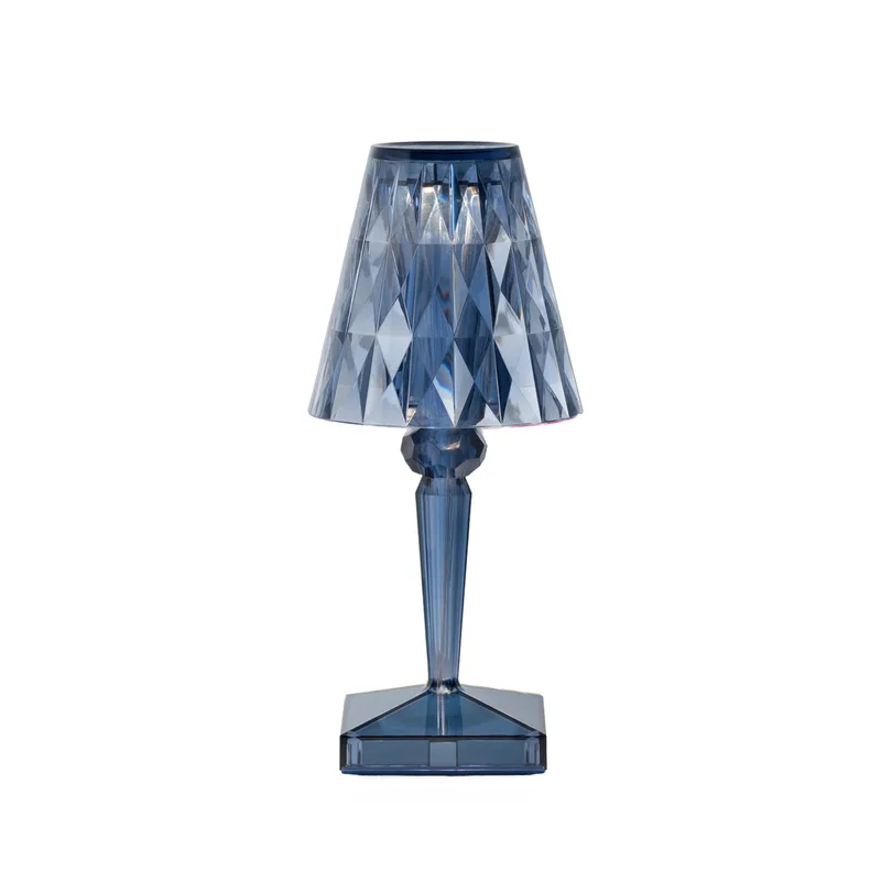Battery Portable tafellamp IP54 lichtblauw - Kartell - Balkon - Designer - Kunststof - Met lampenkap by Kartell – product photo