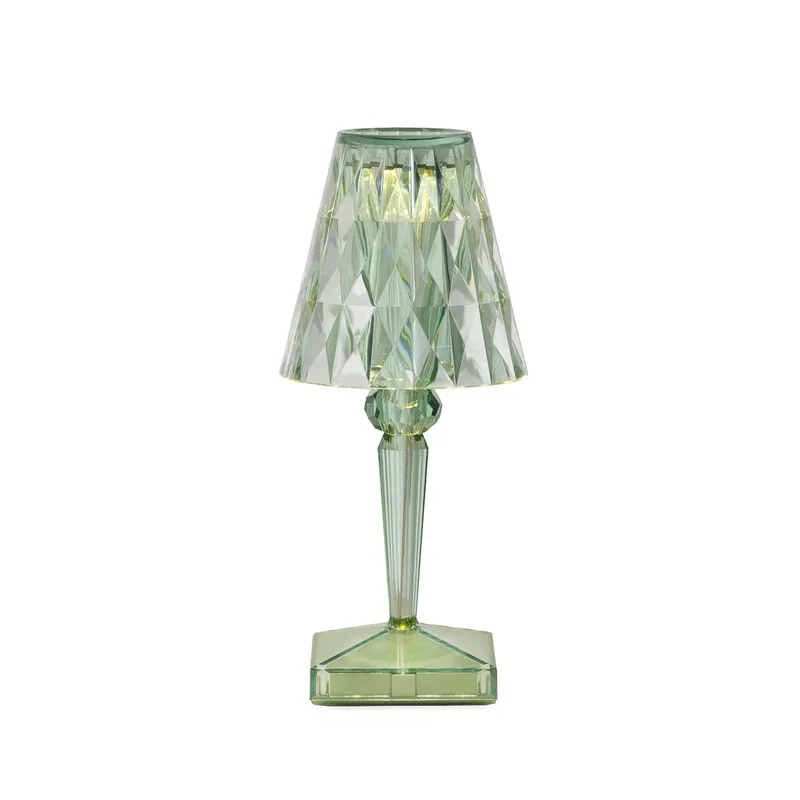 Battery Portable tafellamp IP54 mintgroen - Kartell - Balkon - Designer - Kunststof - Met lampenkap by Kartell – product photo