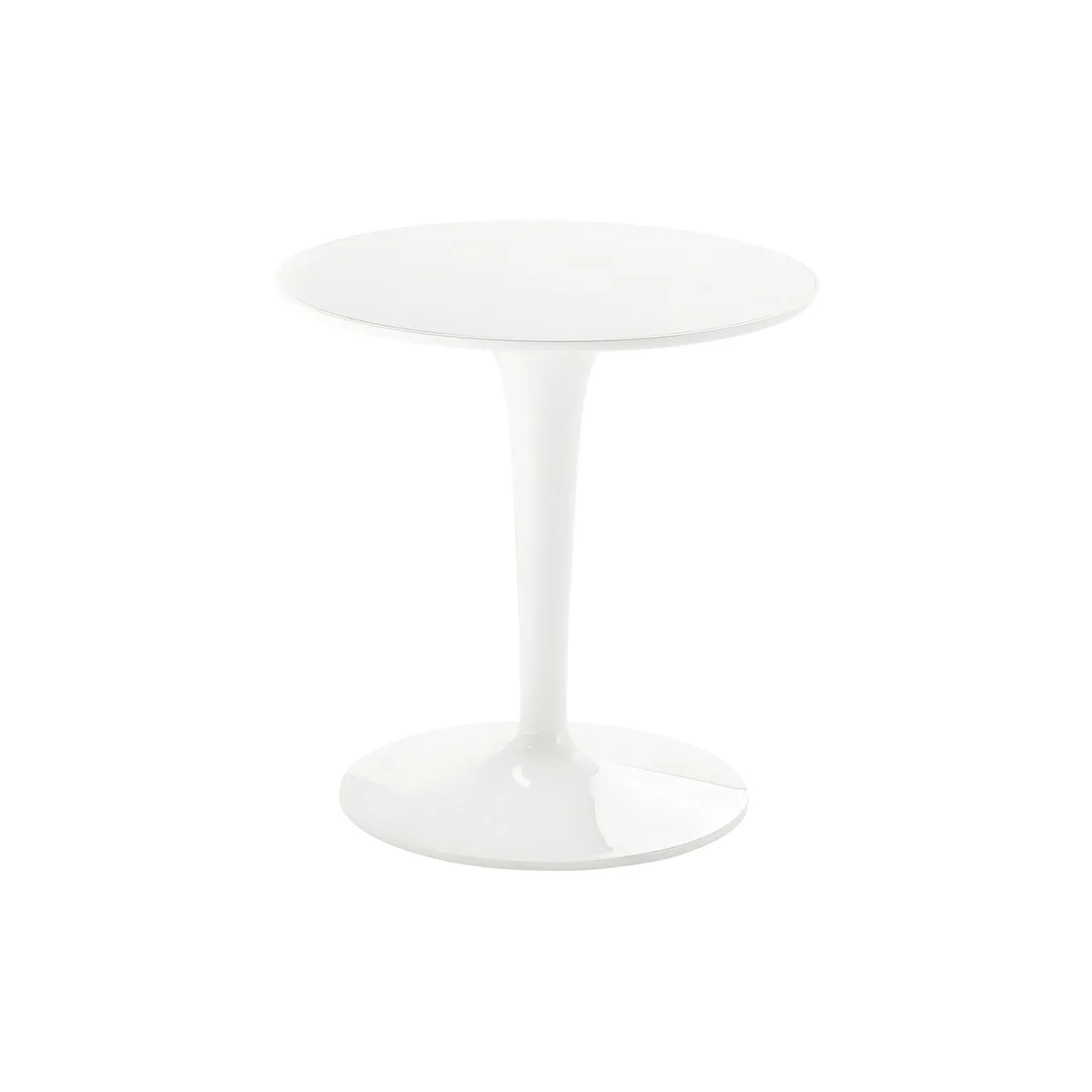 Beistelltisch Tip Top - Weiß - PMMA - Designer Philippe STARCK with Eugeni QUITLLET de Kartell – photo du produit