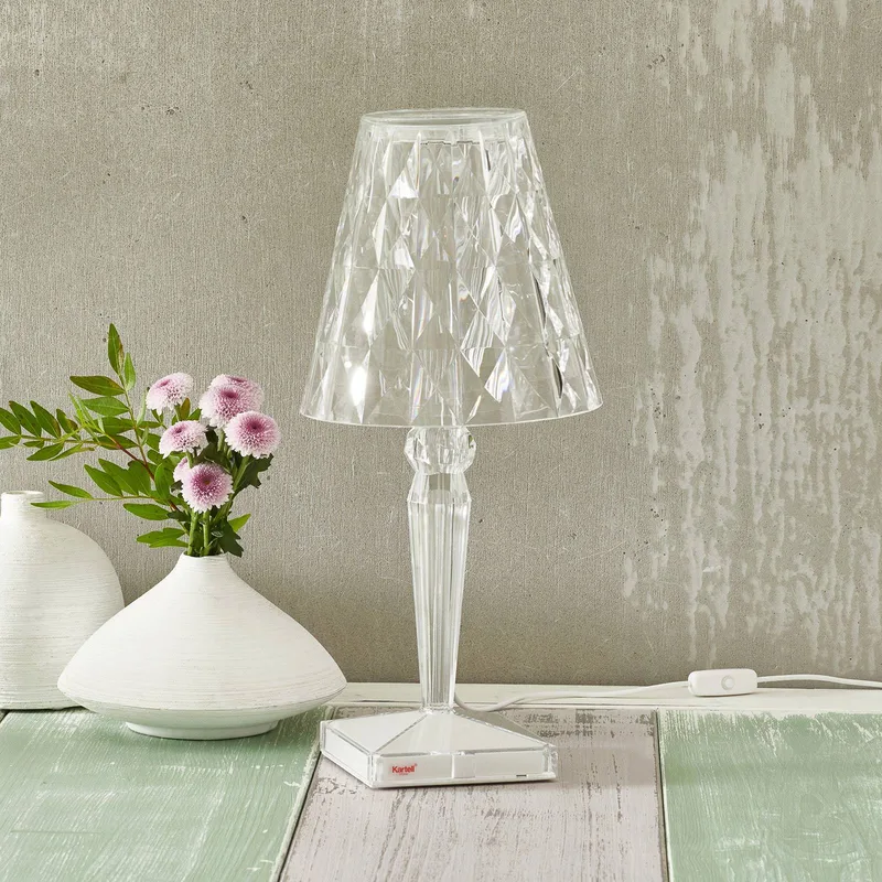 Big Battery Taffellamp Crystal by Kartell – product photo 2 of 5