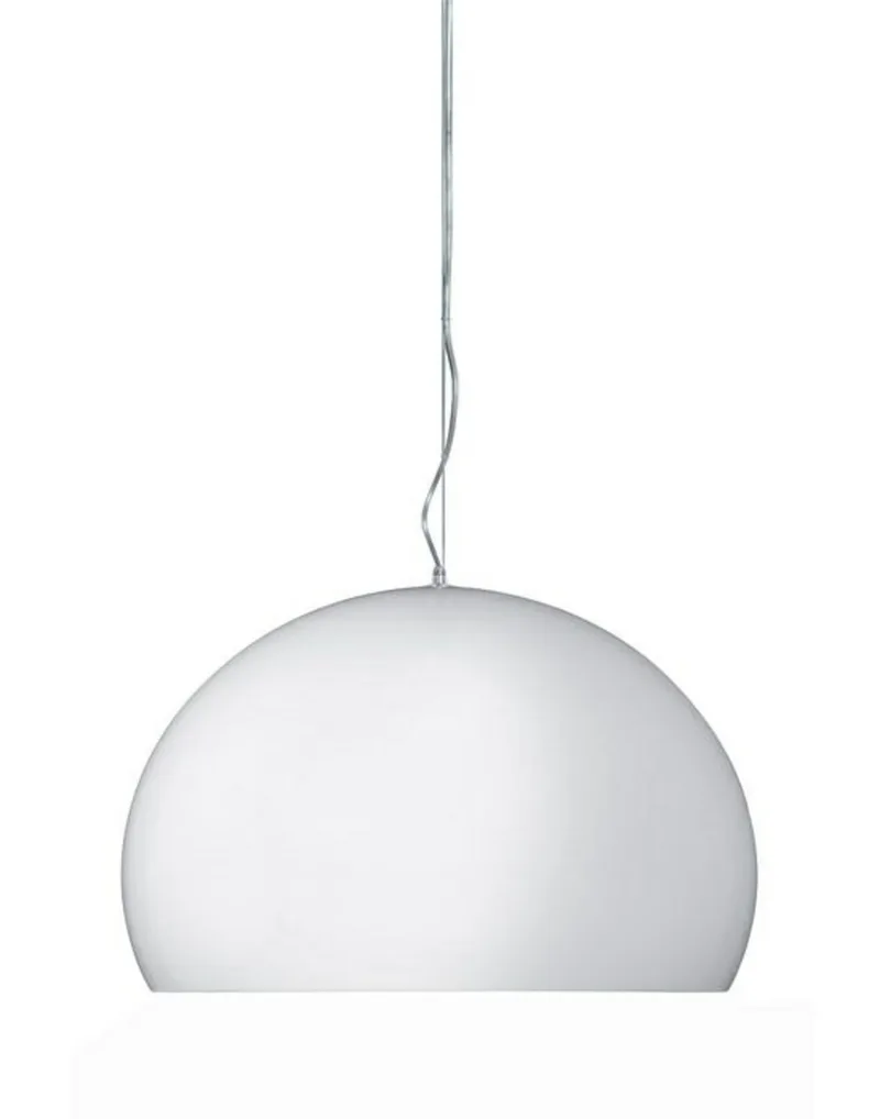 Big FL/Y Hanglamp Wit - Kartell - Eetkamer - Kunststof by Kartell – product photo